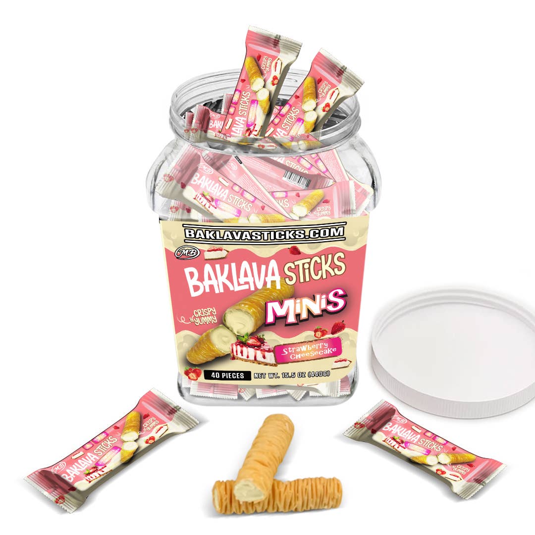 Baklava Sticks - Wholesale Chocolate Covered Sweets - Baklava minis with Hazelnut Chocolate 8 Flavors7