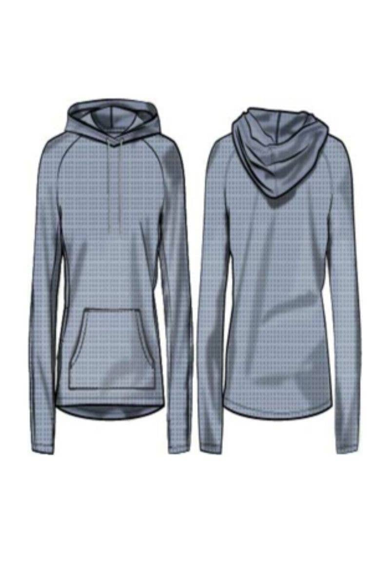 90 Degree by Reflex & Yogalicious - Wholesale Hoodie - Men's - Men's Supreme Waffle Long Sleeve Hoodie2
