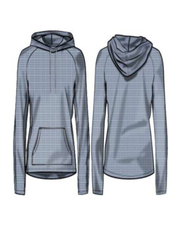 90 Degree by Reflex & Yogalicious - Wholesale Hoodie - Men's - Men's Supreme Waffle Long Sleeve Hoodie2