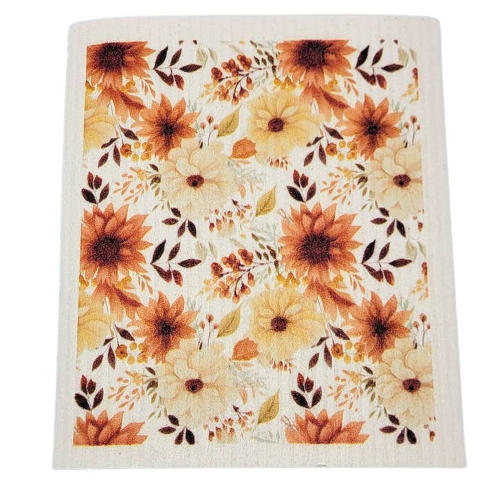 Fall Harvest Mums Swedish Dishcloths - Driftless Studios and other Purchase Wholesale mums. Free Returns & Net 60 Terms on Faire trending on Faire.