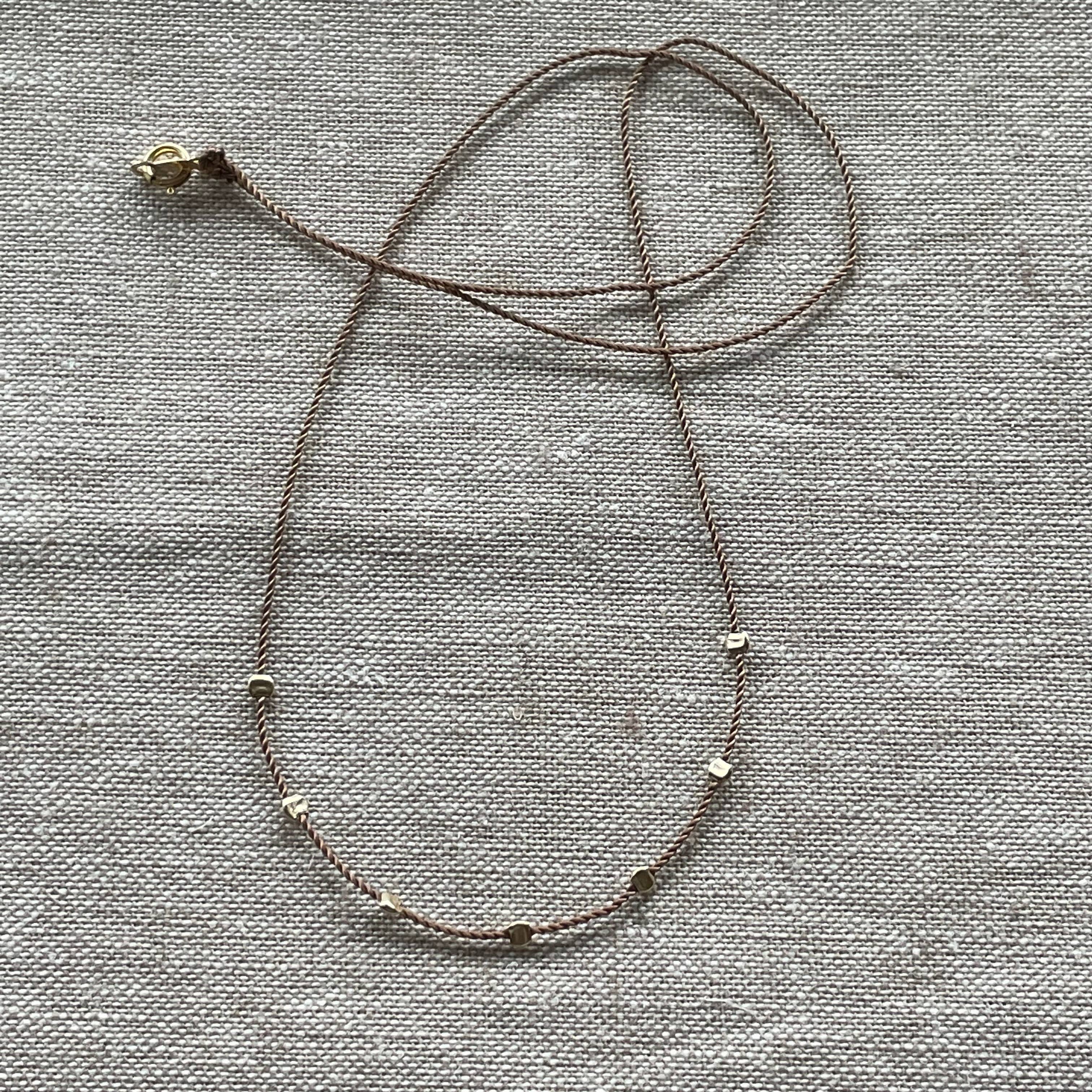 Soulsilk - Wholesale Beaded/Pearl Necklace - Gold Studs Necklace1