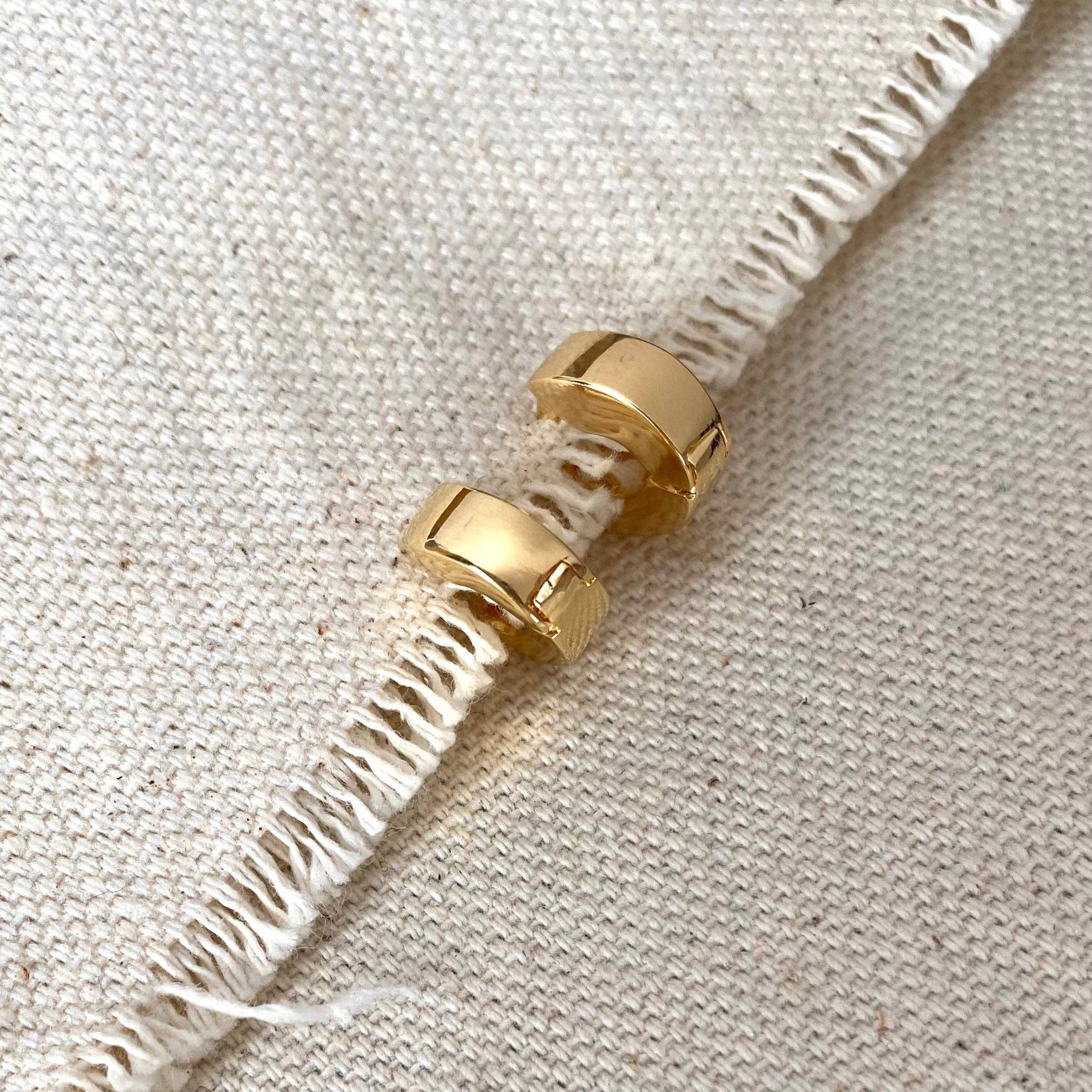 GoldFi - Wholesale Huggie Earrings - Mini Tiny Chunky Clicker Earrings8