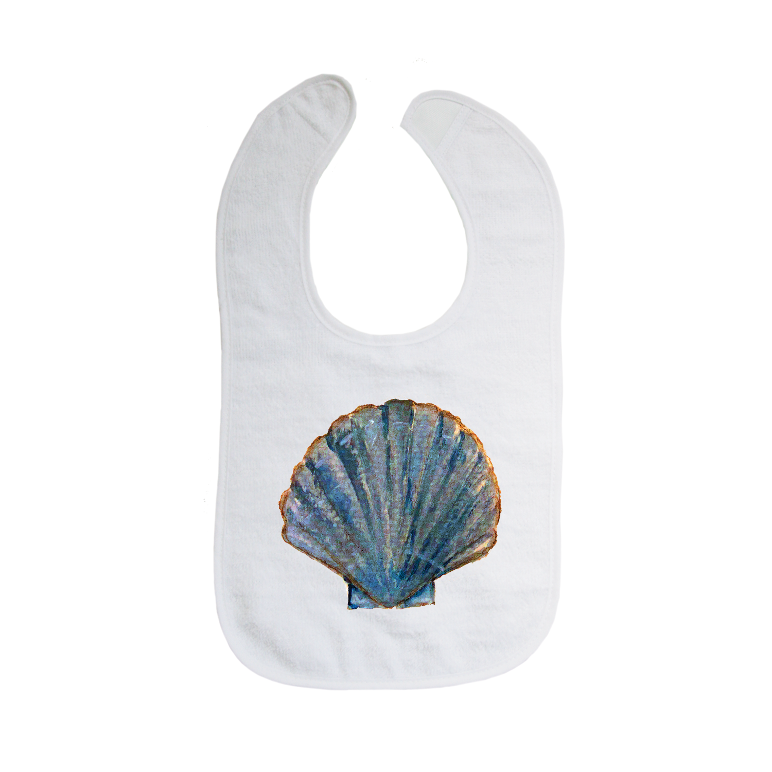 Tina Labadini Designs - Wholesale Bib - Baby - scallop shell bib0