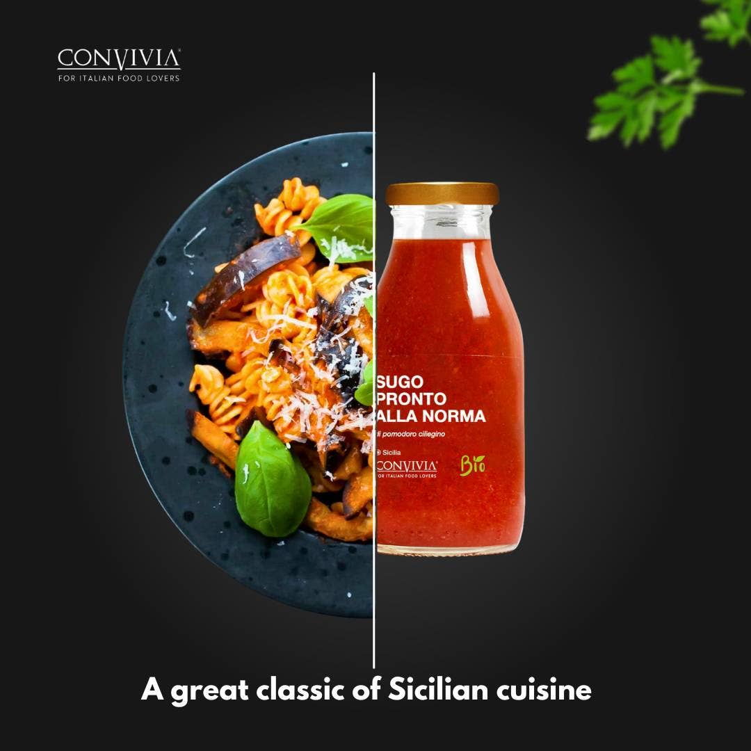 CONVIVIA for italian food lovers - Wholesale Pasta Sauce - Ready-made organic cherry tomato sauce 250g3