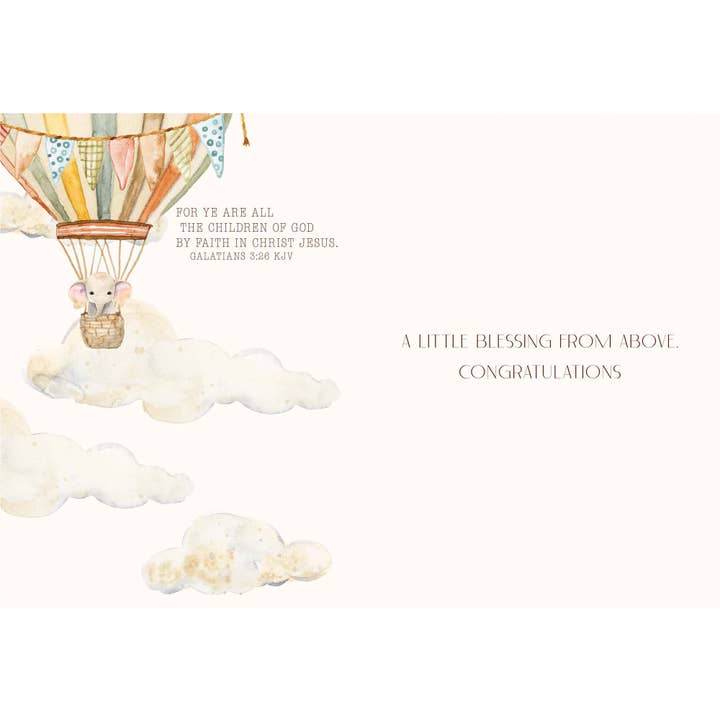 Crown Point Graphics - Wholesale Baby Card - Bundle of Joy - Box of 12 Assorted New Baby Cards6