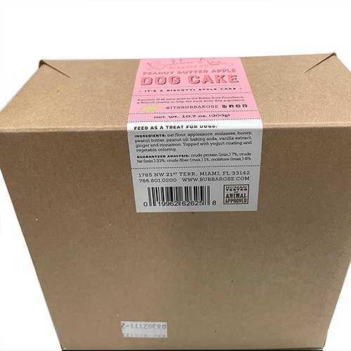 Bubba Rose Biscuit Co. - Wholesale Pet Treats - Dog - Pink Dog Cake (Shelf Stable)3