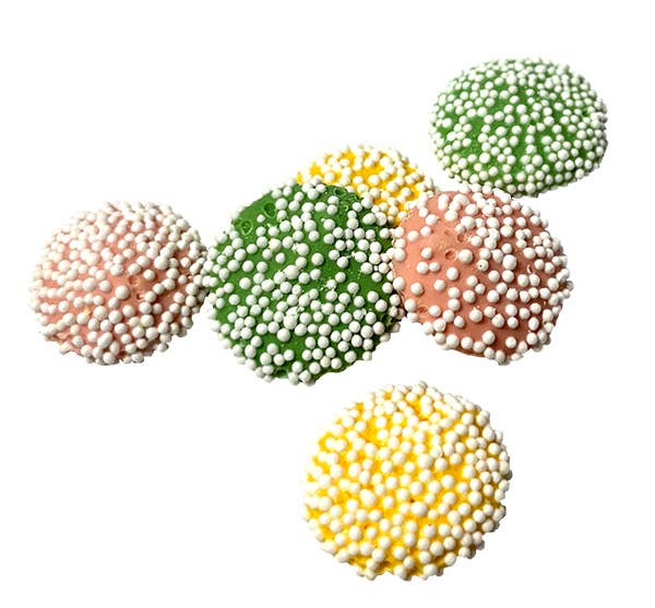Sunflower Food Company - Wholesale Hard Candy - Easter Mint Pastel Nonpareils in 6oz bow bags.1