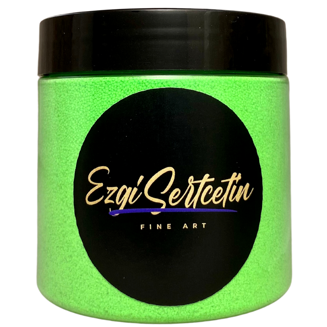 Ezgi Sertcetin - Wholesale Craft Supplies - Premium Art Sand|Craft Sand|Unique Metallic-Neon Colors|Excellent Quartz Sand|10 oz|Excellent for Artwork|DIY|Sand Painting|Wedding Decoration|Vaze Filling|Ezgi Sertcetin15