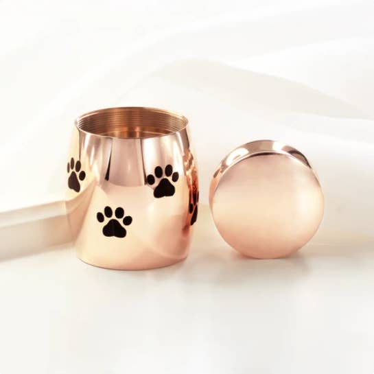 Anavia - Wholesale Urn - Paw Print Mini Urn Stainless Steel Memorial Ashes Holder12