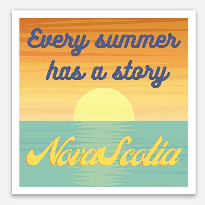 Autocollant en vinyle Every Summer Has a Story pour la vente par NovelTea Bookstore & Gifts