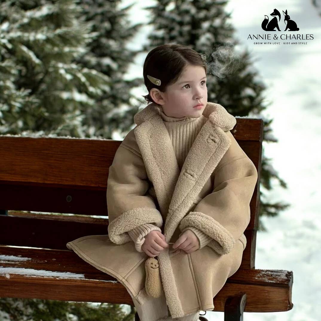 Annie & Charles – Casaco - Crianças por atacado – Casaco infantil de couro ecológico Annie & Charles®11