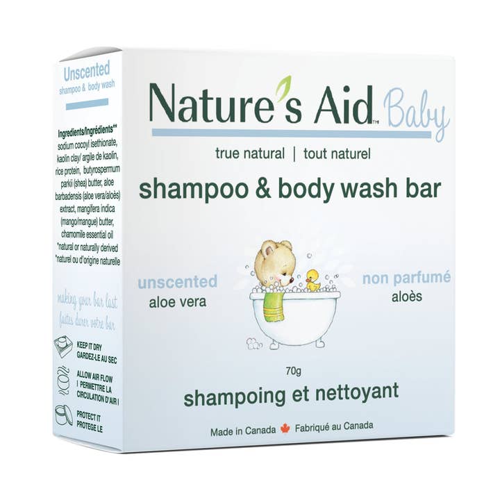 Shampooing et nettoyant pour bébés | Solid pour la vente par Nature's Aid