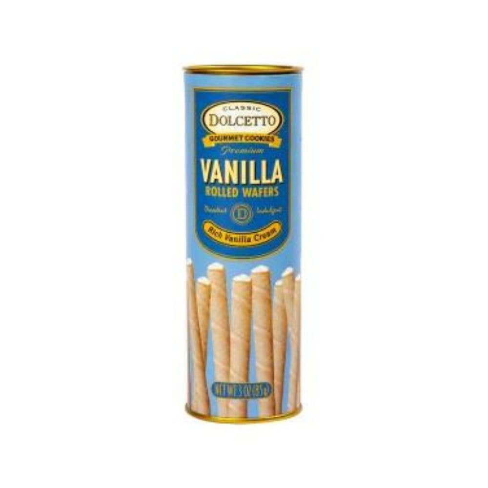 Wholesome Good - Wholesale Cookie - Dolcetto Wafer Rolls - Vanilla (Can) 3oz