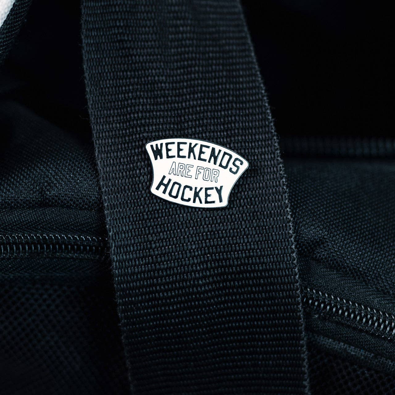 Iron+Steel Hockey - Wholesale Lapel Pin/Button - Weekends Are For Hockey Pin1
