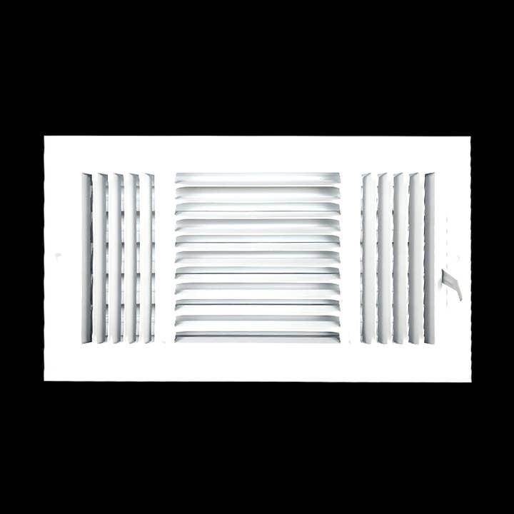 Three Way Side Wall/Celling Register 3SW 12"x6" for wholesale by PRIMA DECORATIVE HARDWARE INC