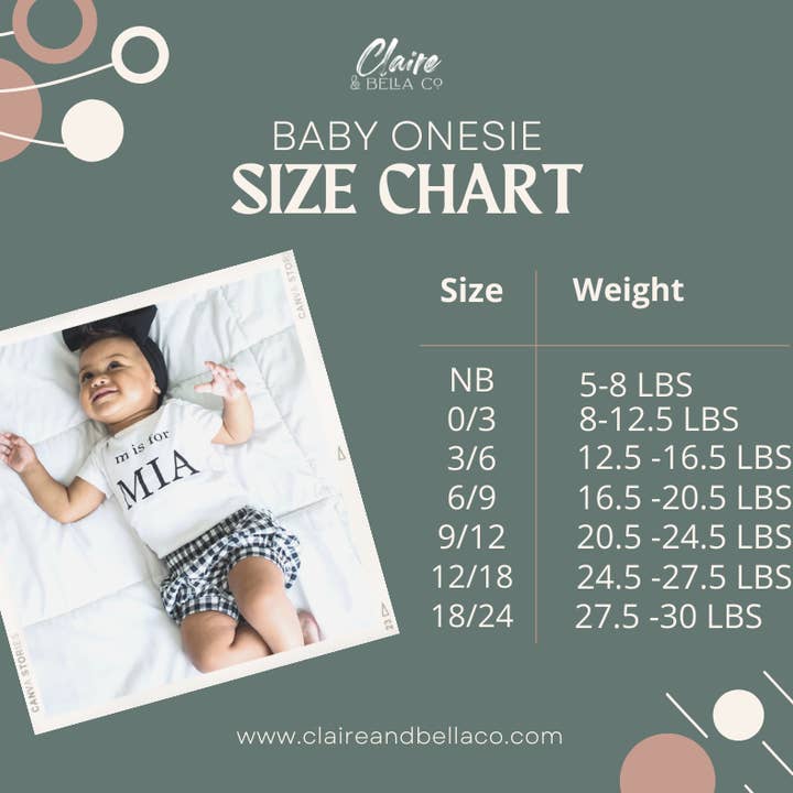 Claire and Bella - Wholesale Bodysuit (Non-Footed) - Baby - Oh Baby We're Expecting Pregnancy Announcement Onesie5