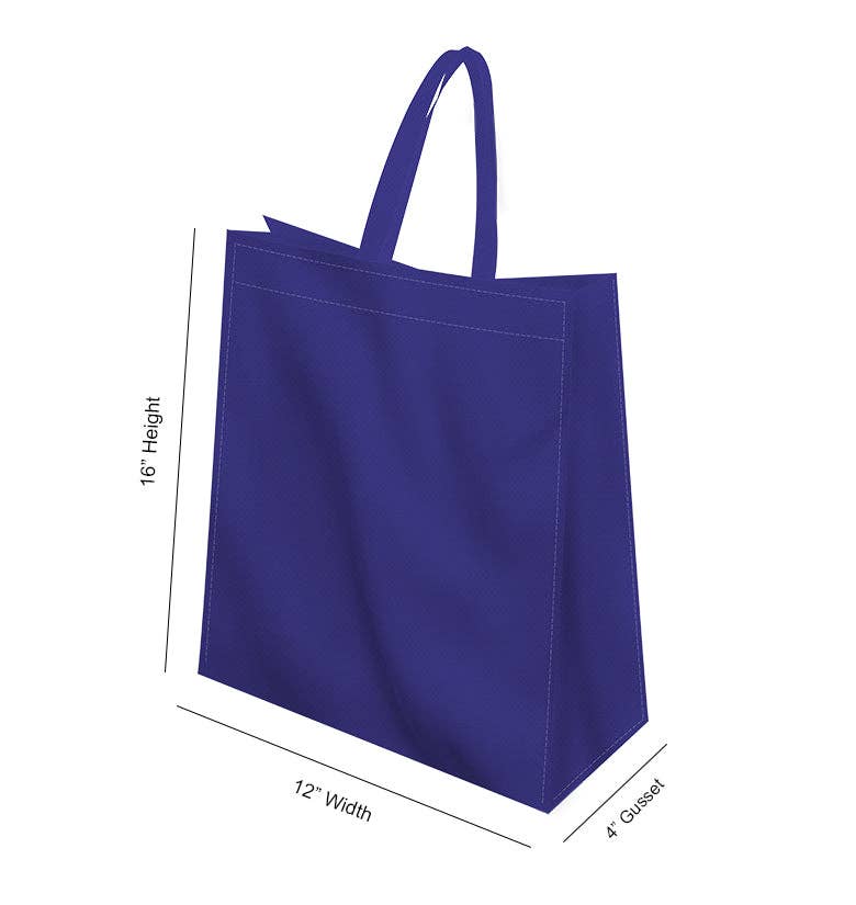Non Woven Totes - Vente Tote bag – unisexe - Sac fourre-tout non tissé robuste réutilisable - 12x16x4 | Sacs fourre-tout électriques imprimés personnalisés24