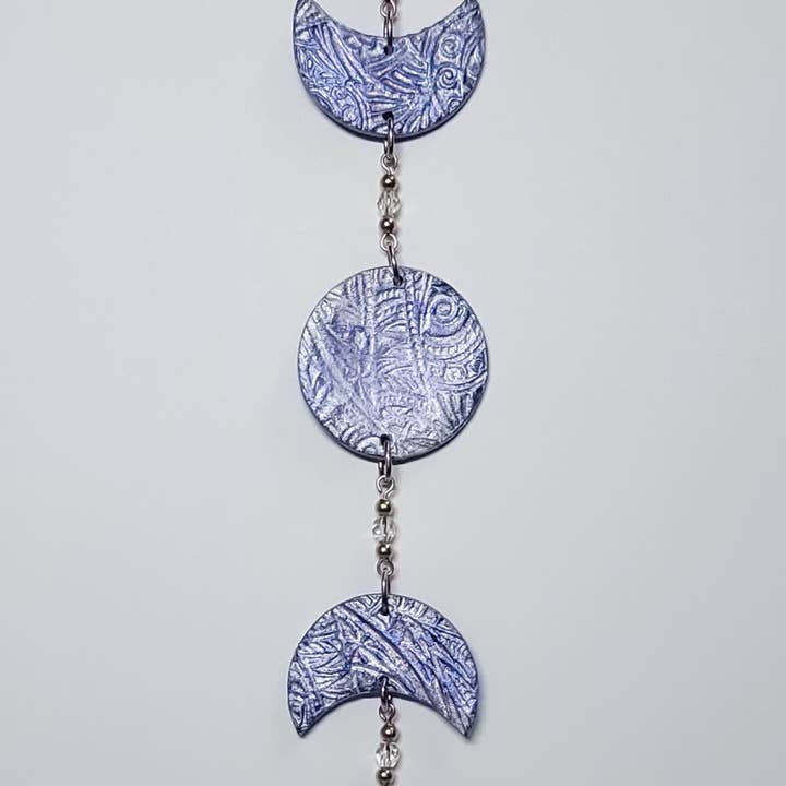 Reflet de Lune Fraîche Attrape-Soleil Phases de Lune Décoration Murale pour la vente par The Wacky Wanderers