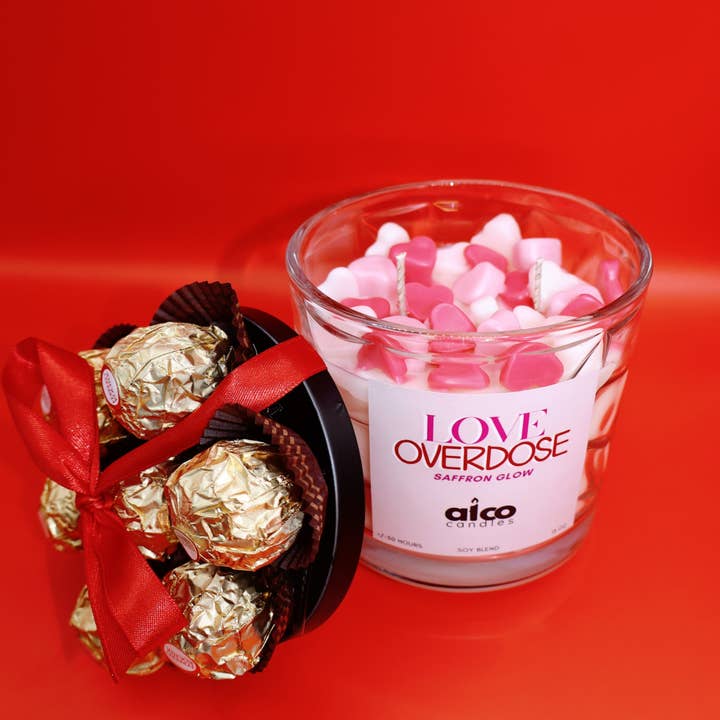alCo Candles – wholesale Burkljus – Kärleksöverflöd - Alla hjärtans dag-ljus