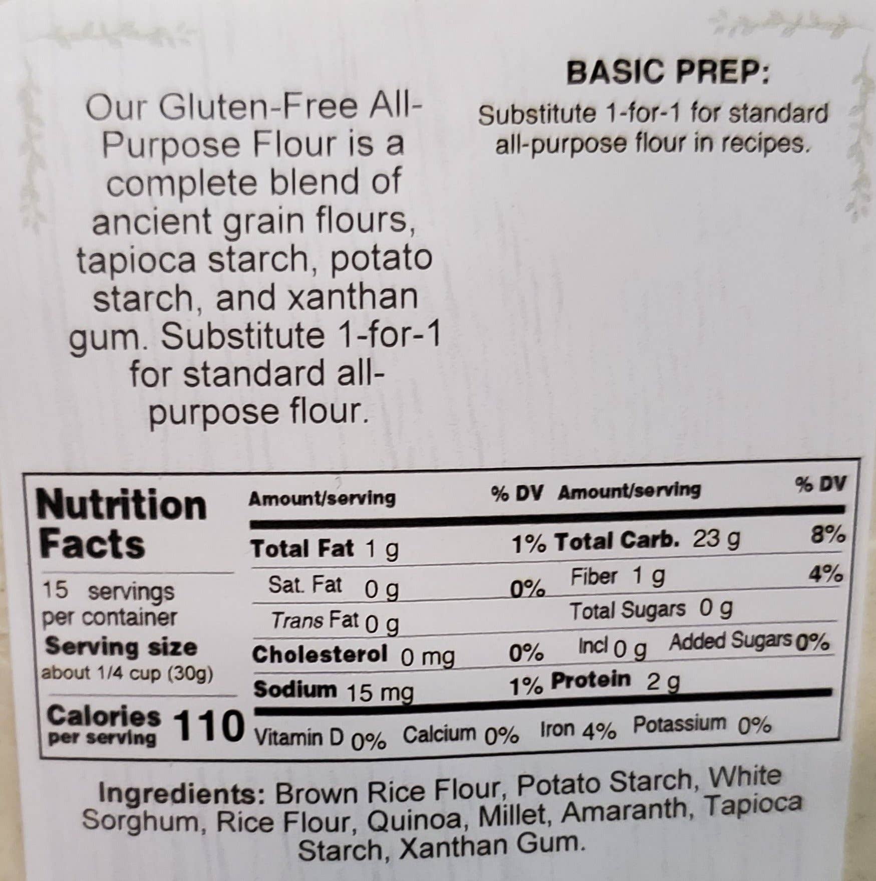 NatureNAO – wholesale Glutenfritt mjöl – Glutenfri allrengöringsmedel mjöl2