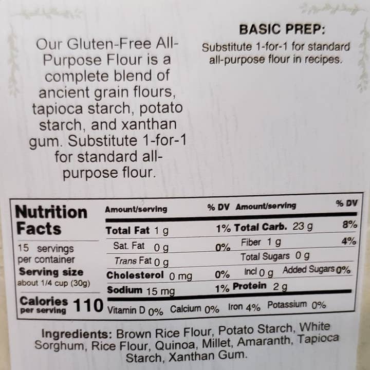 NatureNAO - Venta al por mayor Harina sin gluten - Harina multiusos sin gluten2