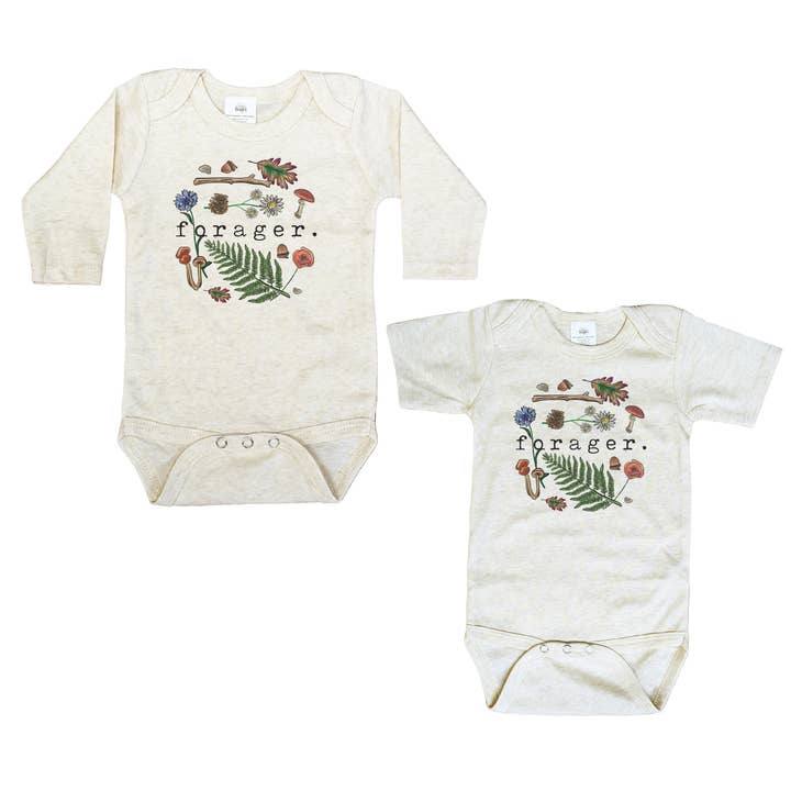 „Forager“ Natur Baby Sommerkleidung Outdoor Wandern Neugeborenes für den Großhandel von Barefoot Baby