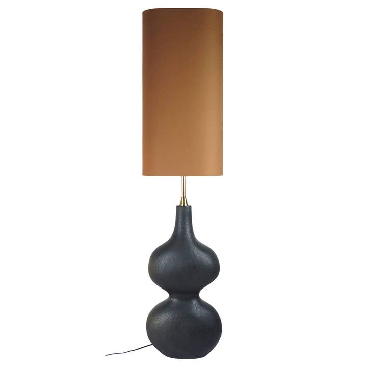 Opjet Paris - Wholesale Accent/Desk Lamp - Black organic floor lamp L32 D18 H138cm