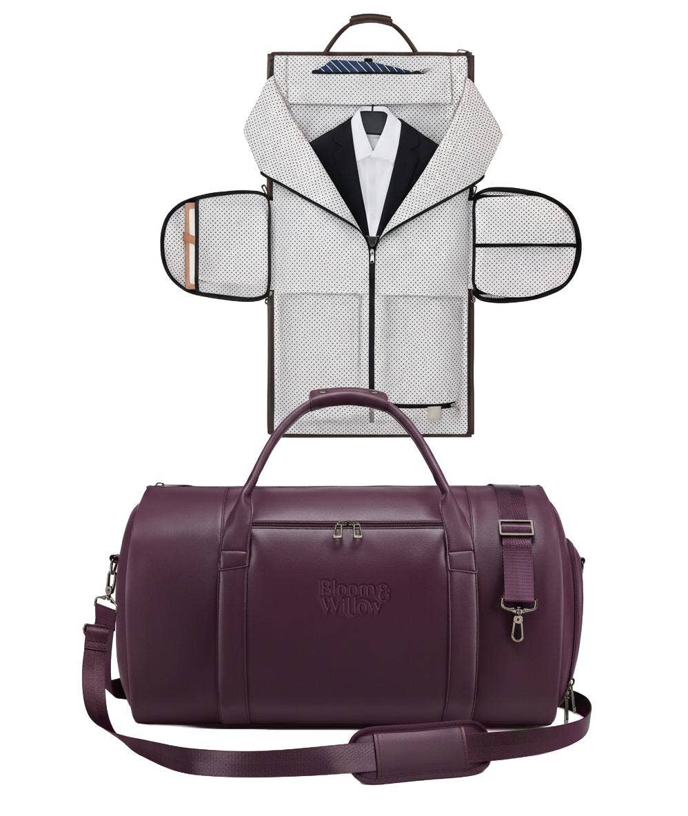 Bloom & Willow - Vendita all'ingrosso Sacca da viaggio - Unisex - Borsa da viaggio 2-in-1 Bloom & Willow per indumenti e borsone da cabina11