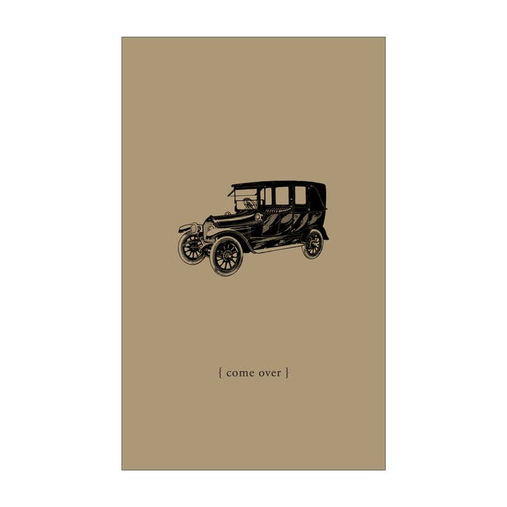 Deux Cents : Carte "Viens" pour la vente par Gilah Greetings