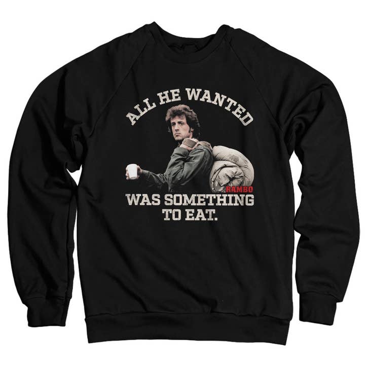 Rambo - Iets om te eten Sweatshirt voor wholesale door Hybris Production AB