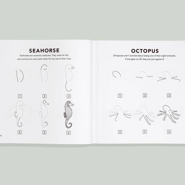 Paige Tate & Co. - Wholesale Book - Kids - Under the Sea: A How to Draw Art Book for Kids
