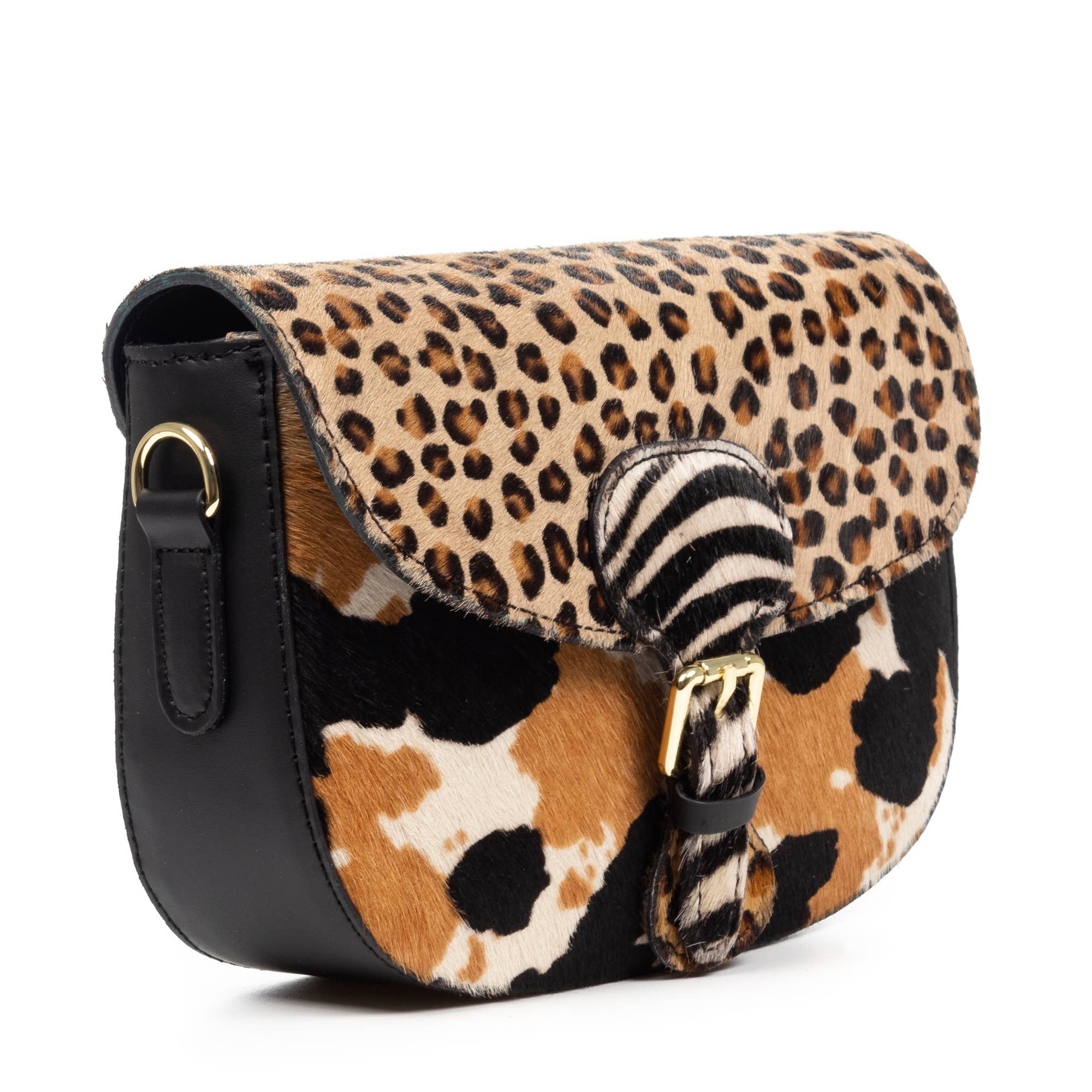 FIRENZE ARTEGIANI - Wholesale Shoulder Bag - Women's - Anghiari shoulder bag. Genuine Cavallino animal print leather.31