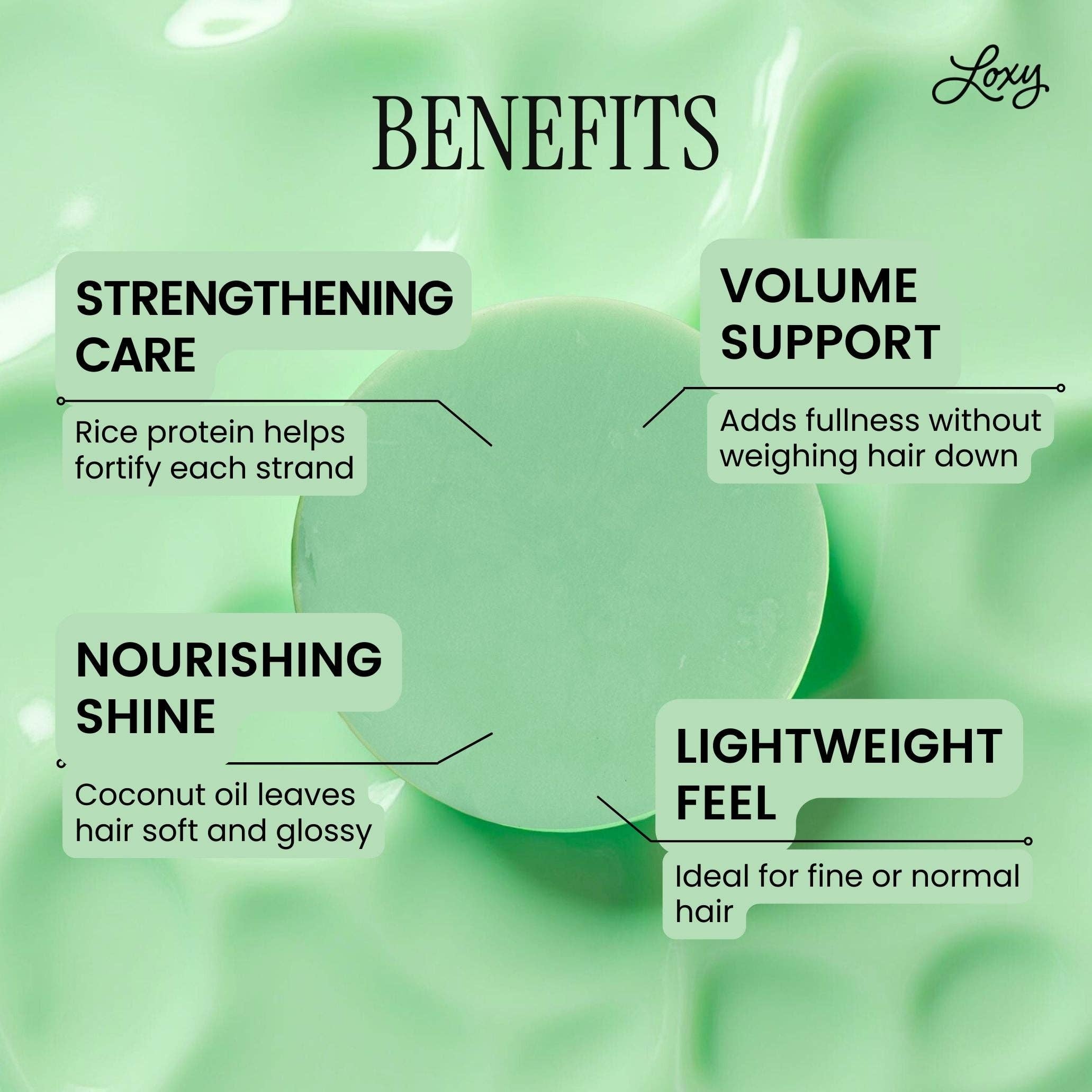 Loxy - Wholesale Hair Conditioner - Fortify: Volumizing & Strengthening Conditioner Bar with Rosemary Oil & Rice Protein1