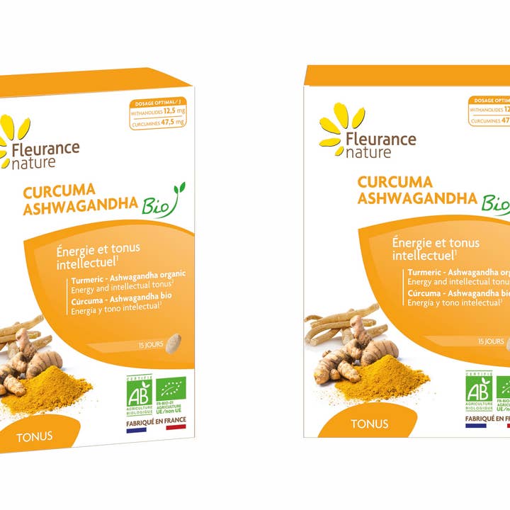 CURCUMA - ASHWAGANDHA BIO pour la vente par Fleurance Nature