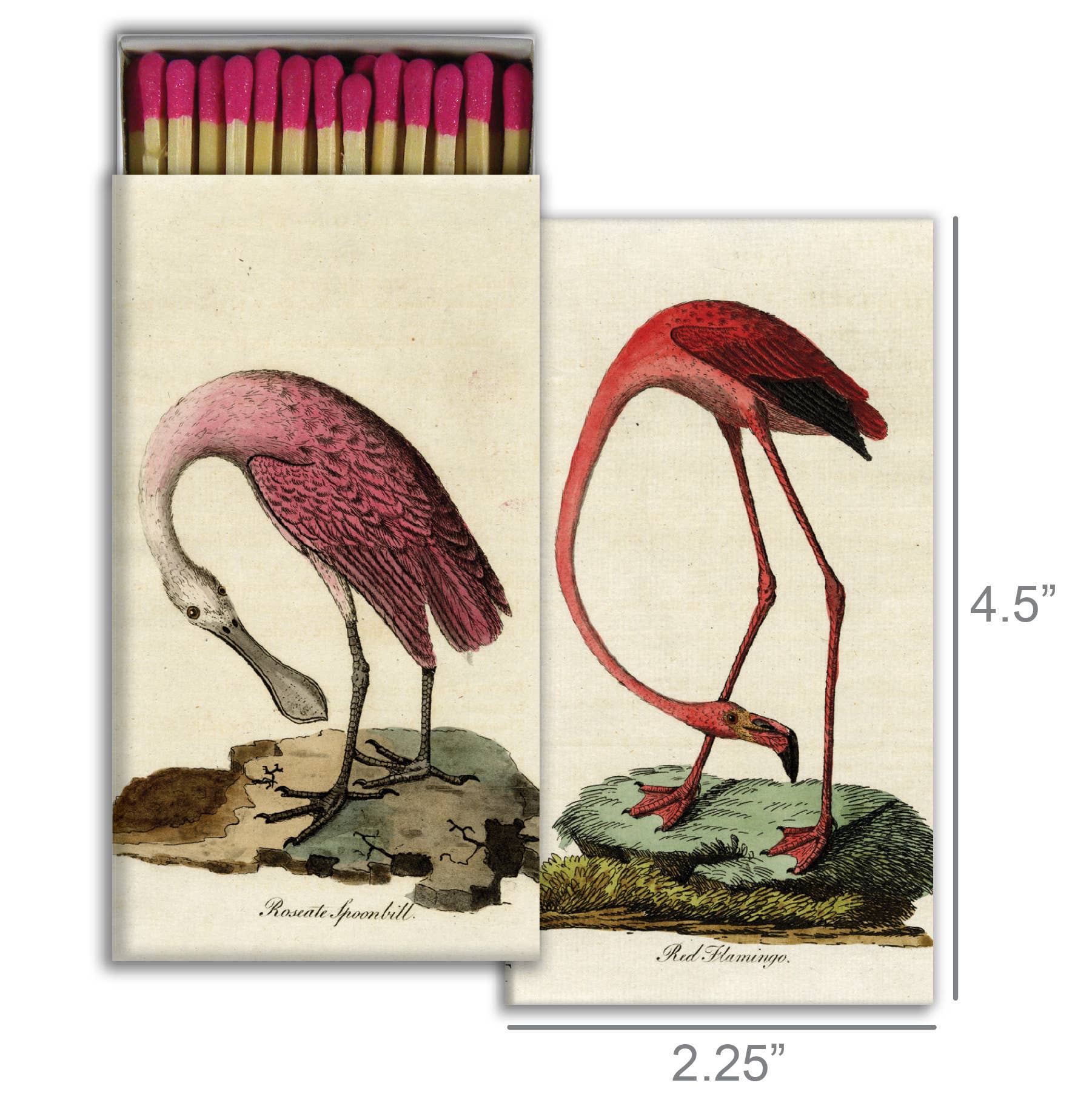 HomArt - Wholesale Matches - Matches - Flamingo & Spoonbill1