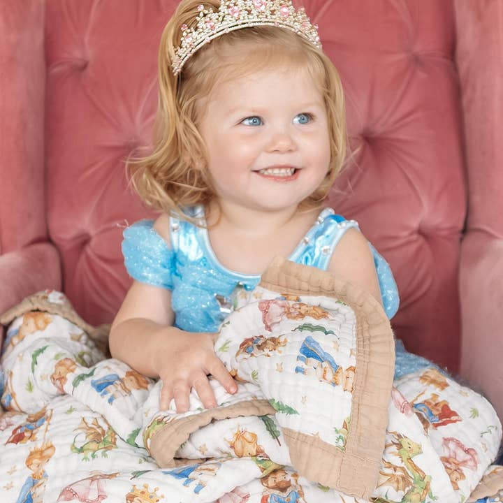 Coperta per neonati e bambini in cotone biologico al 100% "Fairytale" per la vendita all'ingrosso da parte di Natchiketa