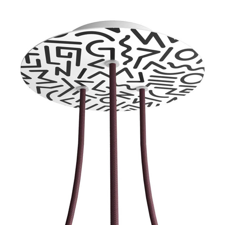 Rosace Rose-One ronde, diamètre 200 mm avec 3 trous et 4 trous. pour la vente par LIGHTINUP S.R.L.