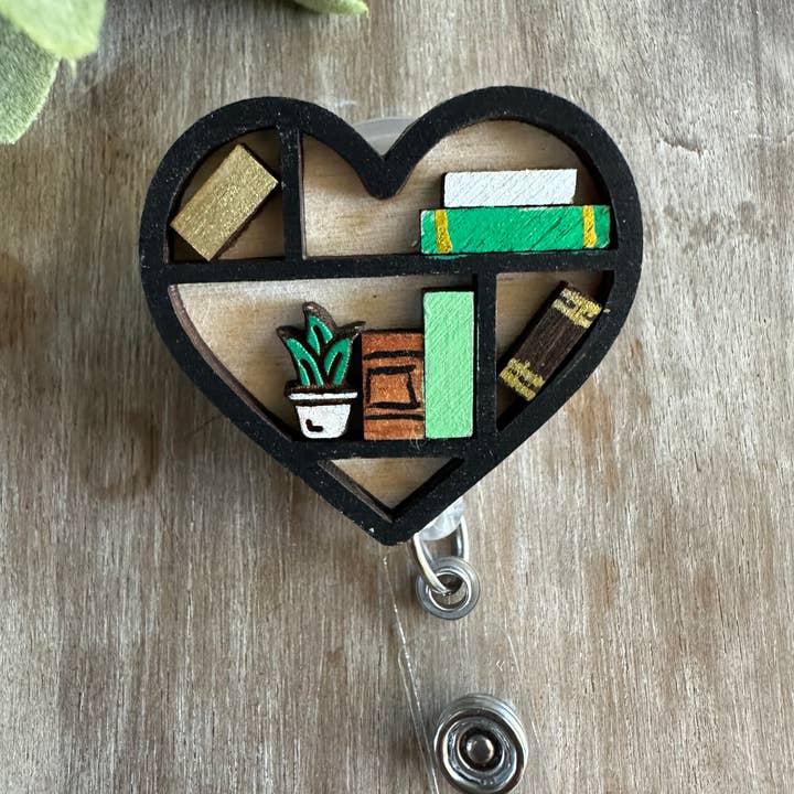 insignia de identificación retráctil para estantería, mercancía de librería, gif de biblioteca para venta al por mayor de True Life Concepts