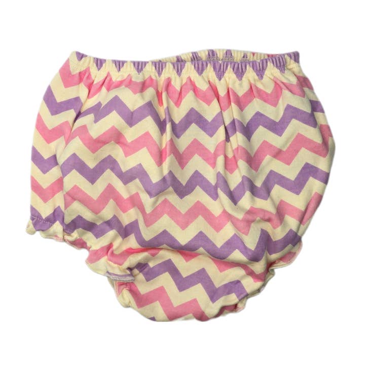 Bloomers con forma de chevron rosa y lavanda para venta al por mayor de Bubele