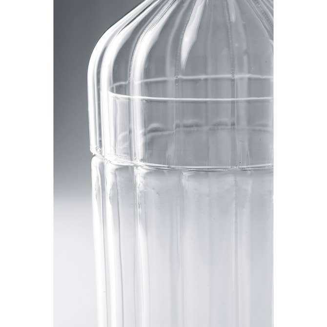 Time Concept - Wholesale Vase - Metropolitan Elegance Ribbed Glass Flower Vase8