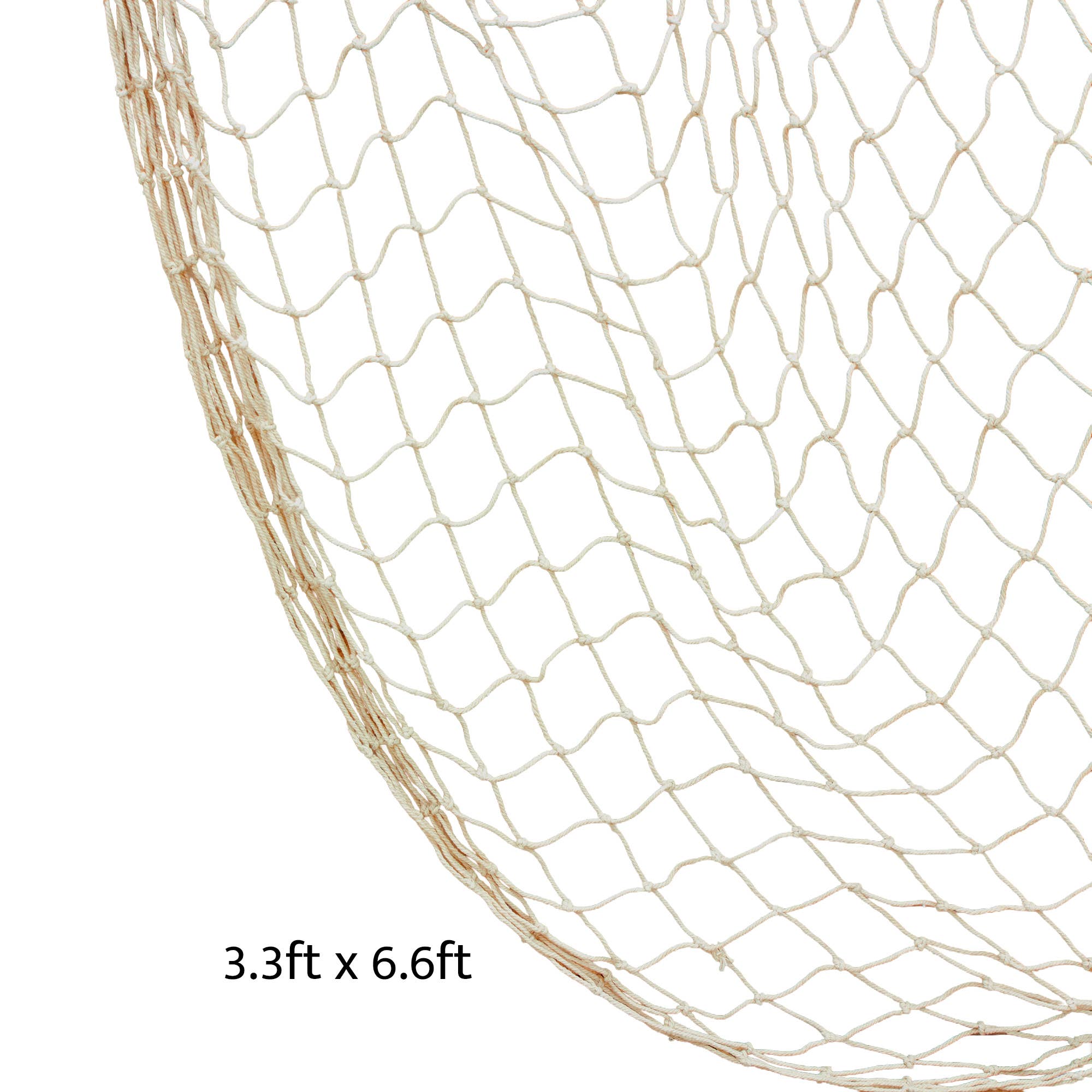 Naturel Décoration de filet de pêche nautique - Naturel en vente sur Faire2