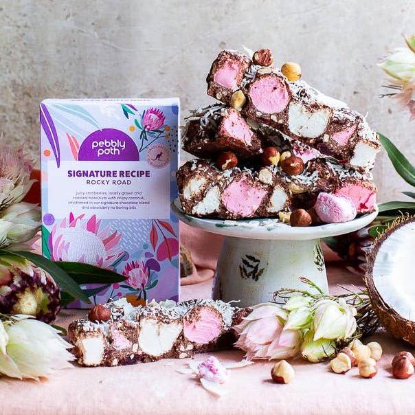 Signature Recipe Rocky Road for wholesale by Pebbly Path Rocky Road