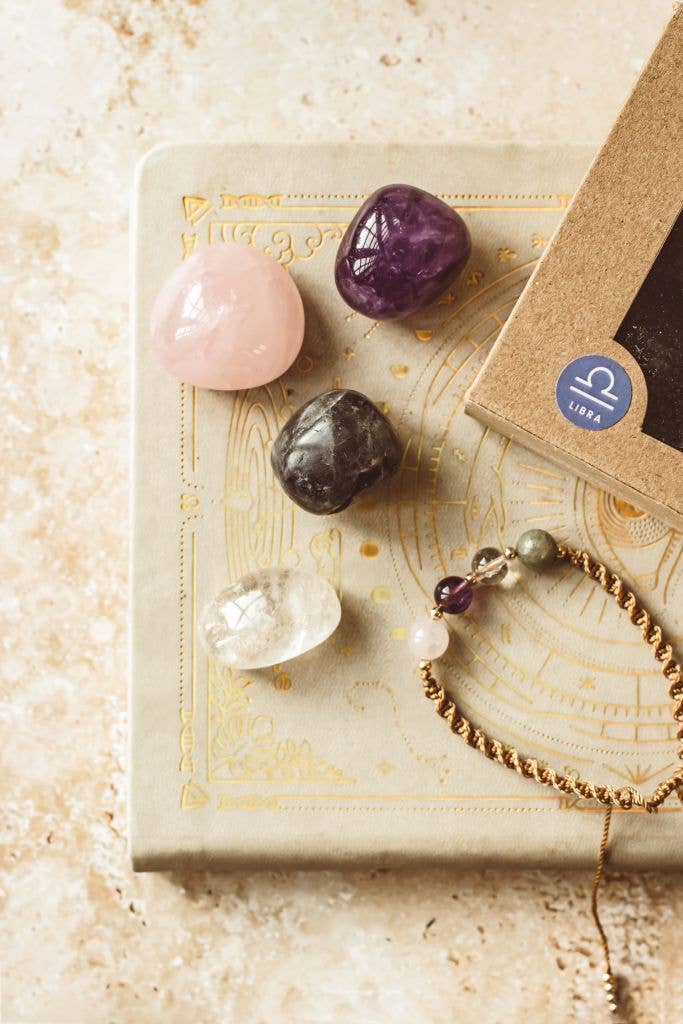 Mindful Living Co. - Wholesale Spiritual Stone/Crystal - Zodiac Crystal & Bracelet Gift Set 8