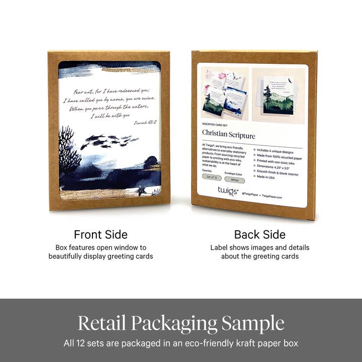 Twigs Paper - Wholesale Sympathy Card - Christian Sympathy Greeting Cards | Assorted Cards2