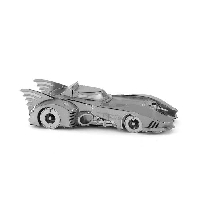 Silver BATMAN 1989 BATMOBILE - Metal Earth for wholesale on Faire3