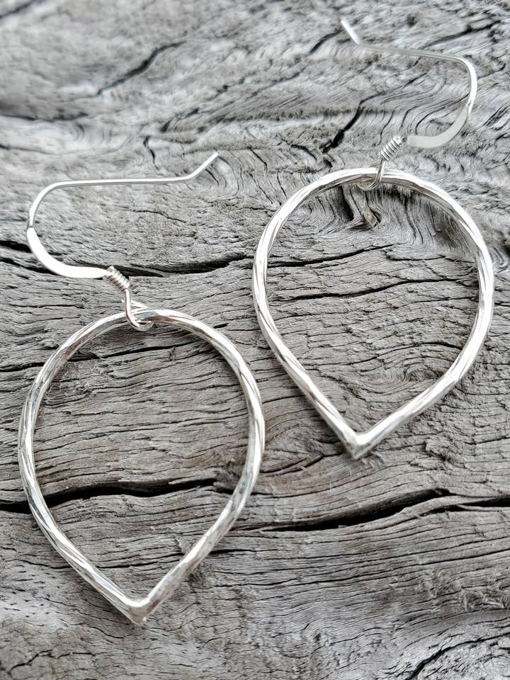 Minimalistic Sterling Teardrop-Tiny for wholesale by Sassy Wahine Designs