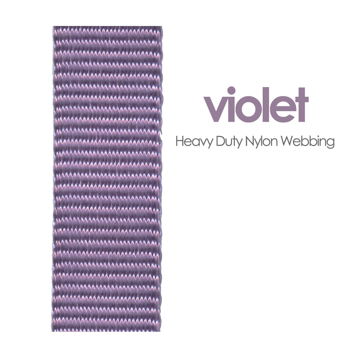 Such Good Supply - Wholesale Craft Supplies - Violet Nylon Webbing - Heavy Duty 4 Widths2