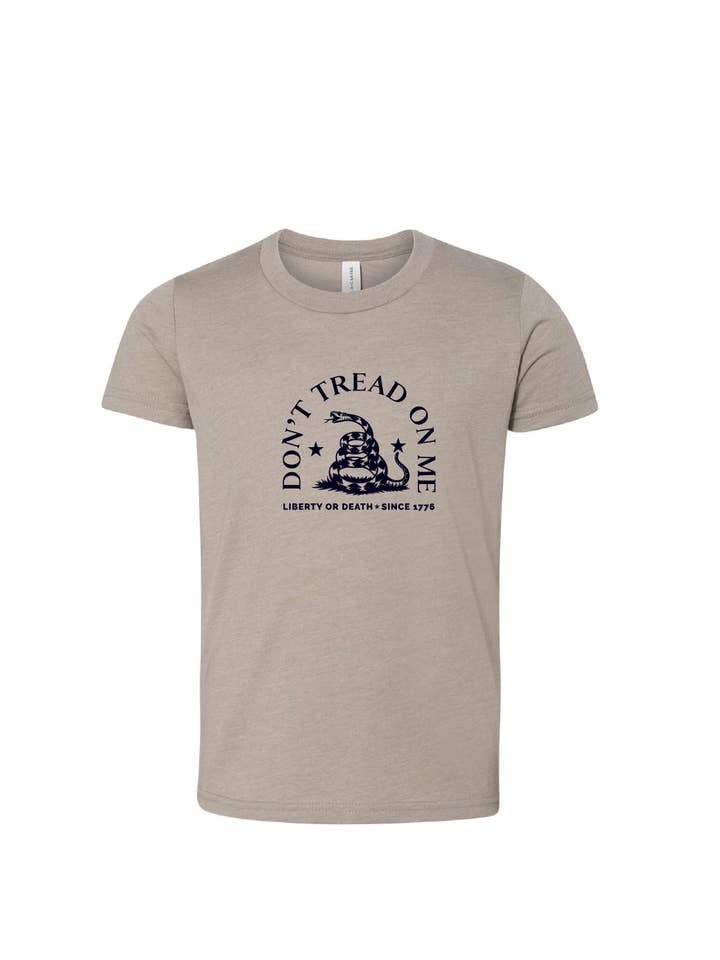 Camiseta de manga corta Don't Tread On Me, unisex, estilo suave (para jóvenes y adultos), 3 colores, patriótica para venta al por mayor de Salt & Sand