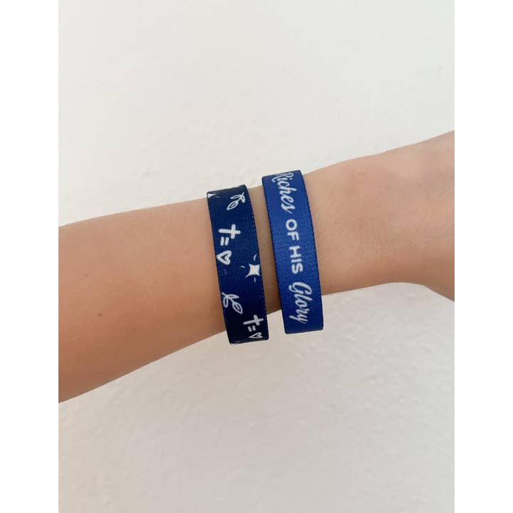 Elevated Faith - Wholesale Wristband - Riches of His Glory Reversible Wristband