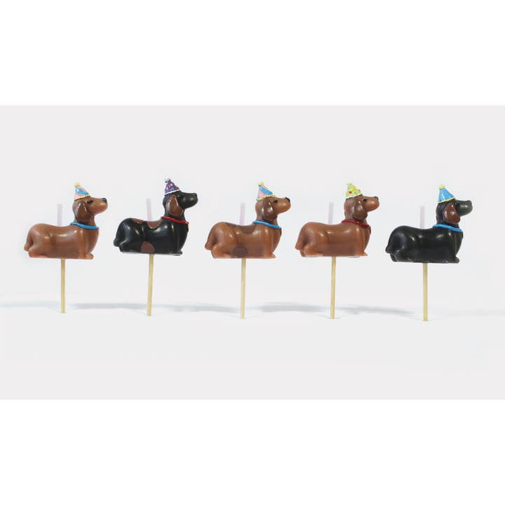 Smiling Faces - Wholesale Cake Candle - Dachshund Cake Candles